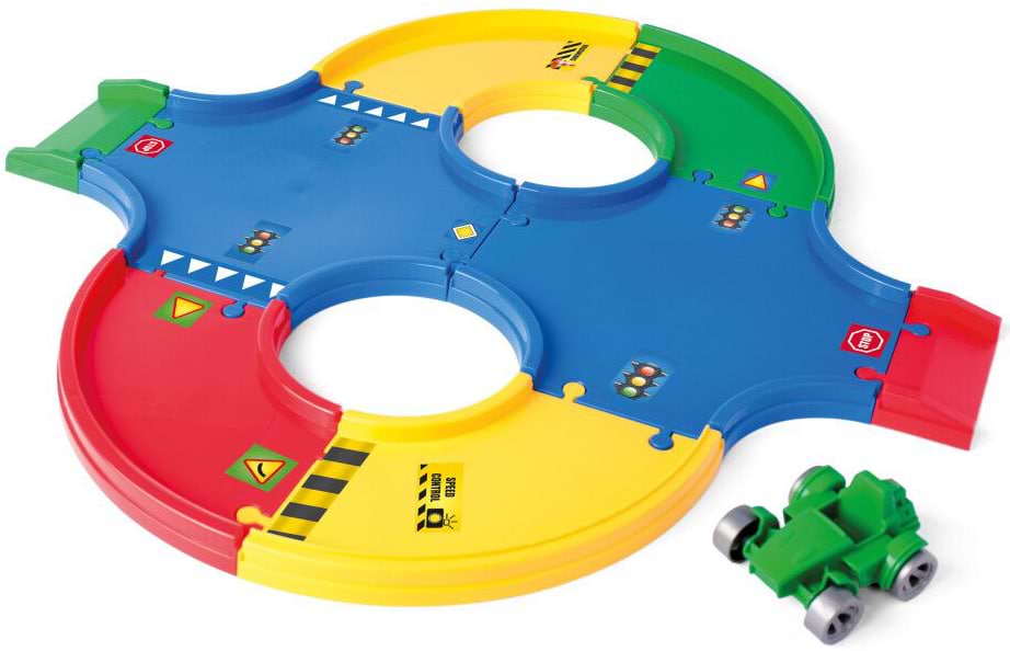 Фото - Ігровий набір Wader Play Tracks Basic перехрестя (53002)