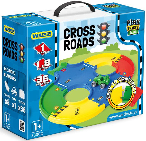 Фото - Ігровий набір Wader Play Tracks Basic перехрестя (53002)