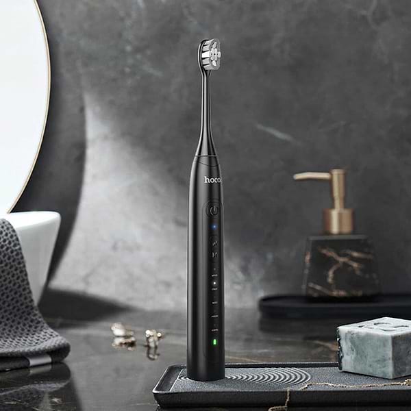 Фото - Зубна щітка електрична HOCO HP60 Wave electric toothbrush Black (6942007631679)