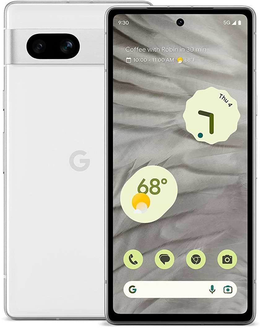 Смартфон Google Pixel 7a 128GB Whitesnow (Восстановленный, Идеальное состояние) - Фото 1