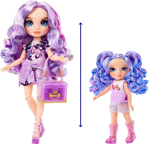 Фото - Кукольный набор Rainbow High Littles - АМЕТИСТА с аксесс. (531234)
