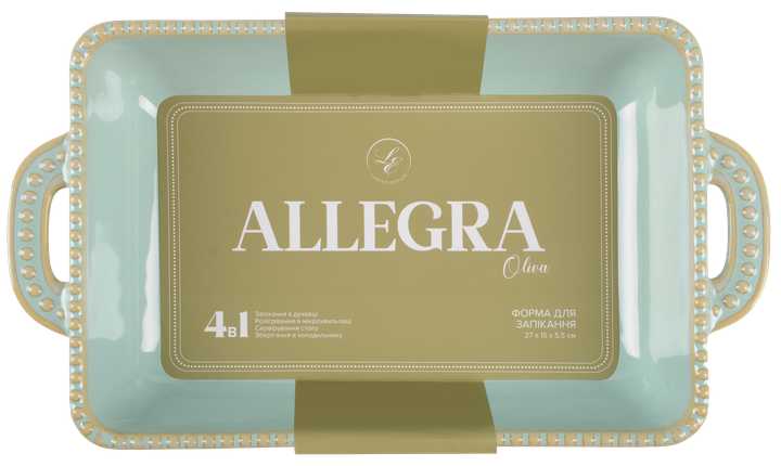 Фото - Форма для приготовления Limited Edition  ALLEGRA OLIVA 27.5х15.5х6 см (GJH009-27-2-131)