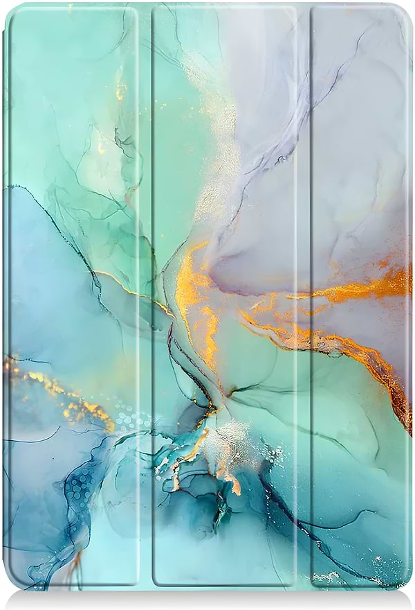 Фото - Чохол для планшета BeCover Soft Edge TPU з кріпленням для стілусу for Xiaomi Redmi Pad SE 8.7'' Green Marble (712574)