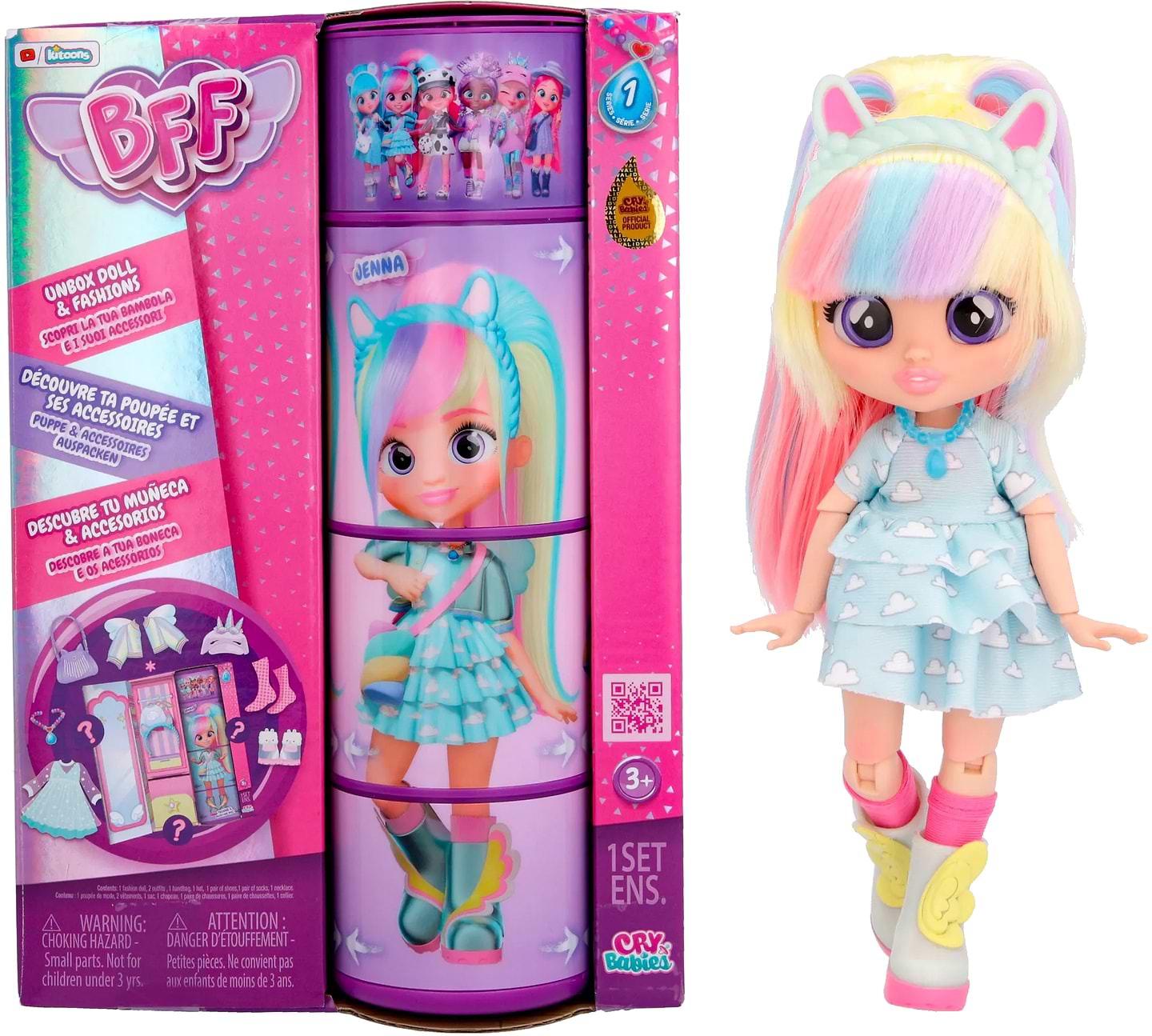 Колекційна лялька Cry Babies BFF S1 Джена (904361) - Фото 1