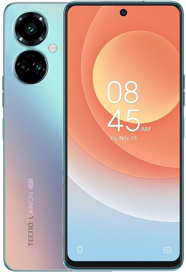 Фото - Смартфон Tecno Camon 19 Pro 8/128GB Dual Sim Polar Blue (CI8n)