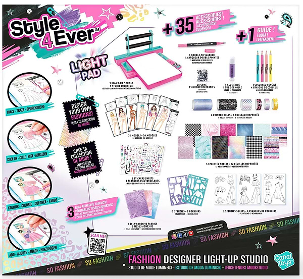 Фото - Набір для паперової творчості Canal Toys Style 4 Ever Фабрика дизайну з панелю з підсвіткою (OFG303)