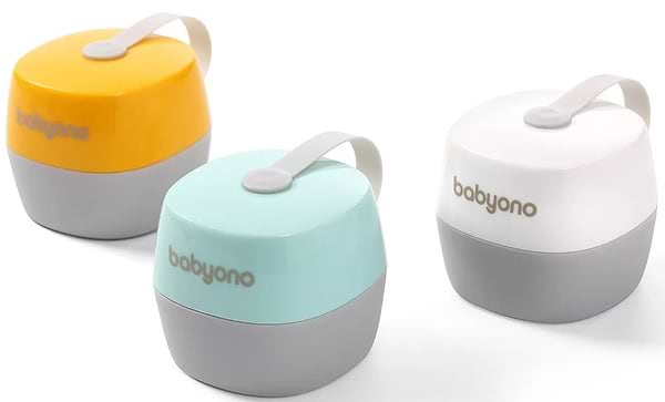 Фото - Контейнер для зберігання пустушок BabyOno Natural nursing жовтий (535/03)