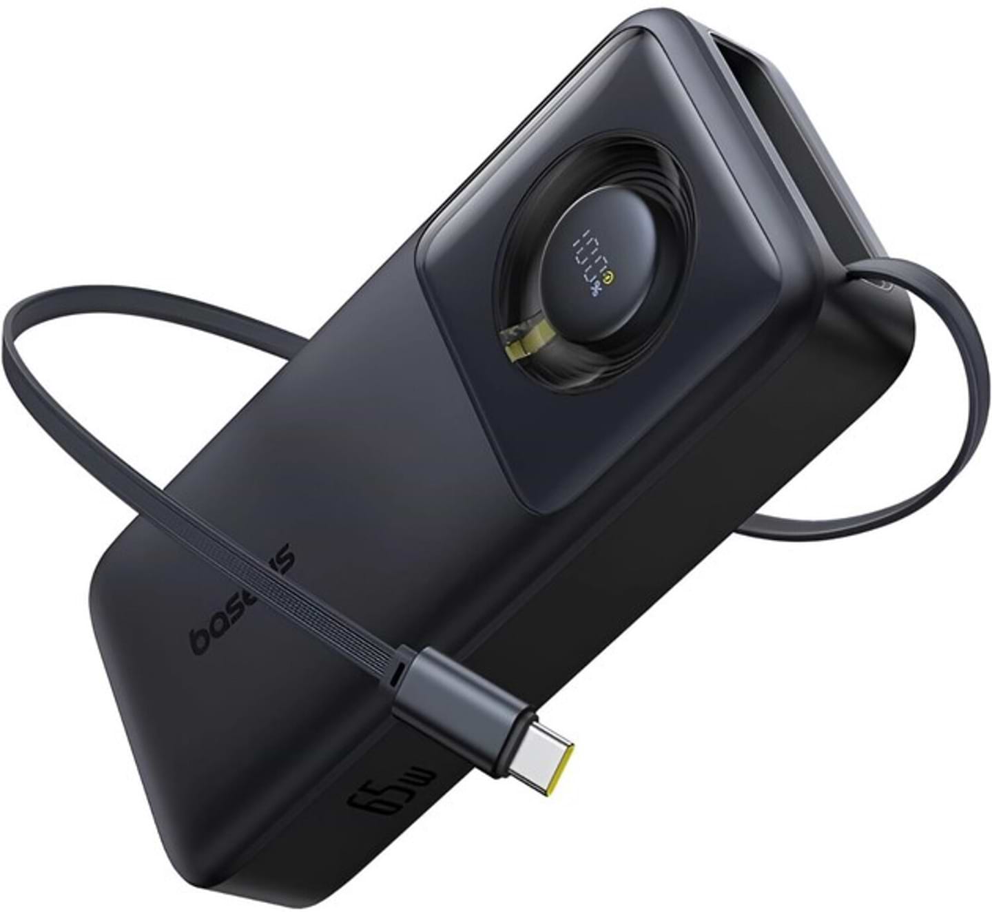 Купити Батарея мобільна Baseus Free 2 Pull with Retractable Cable 20000mAh 65W PD QC Cosmic Black (P10073700123-00) - Фото 1 Батарея мобільна Baseus Free 2 Pull with Retractable Cable 20000mAh 65W PD QC Cosmic Black (P10073700123-00) - Фото 1