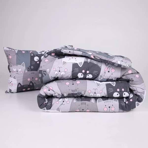 Фото - Ковдра зимова двоспальна євро MirSon антиалергенна №273 Сolor Fun Line 17-0543 Hendri з евкаліптовим волокном 220х240 + нав. 2 шт. (2200010859966)