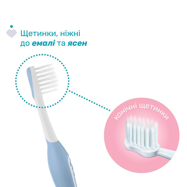 Фото - Зубна щітка мануальна дитяча Chicco 6-36 міс. (хлопчик) (12081.11)