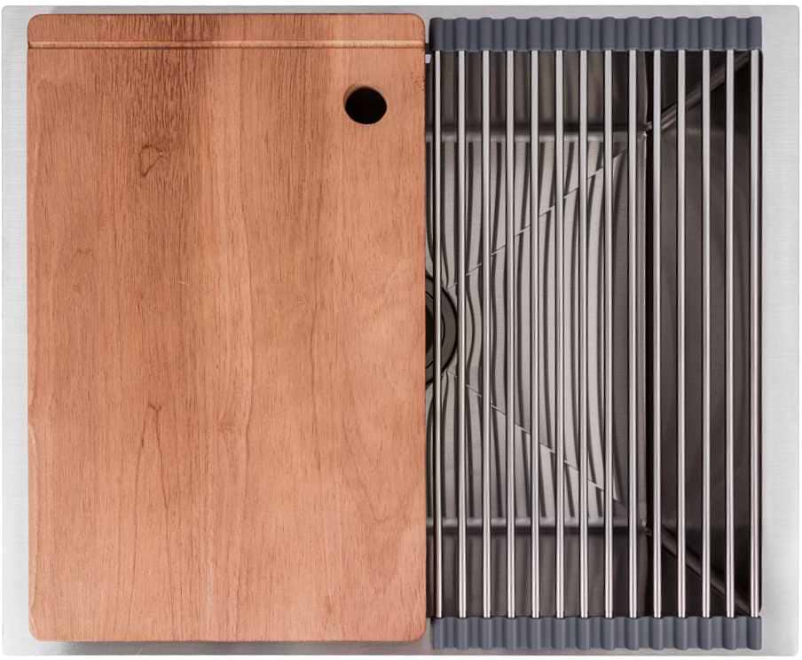 Мийка кухонна VALESO нержавійка СМ 54x44 Handmade (монтаж під стільницю)