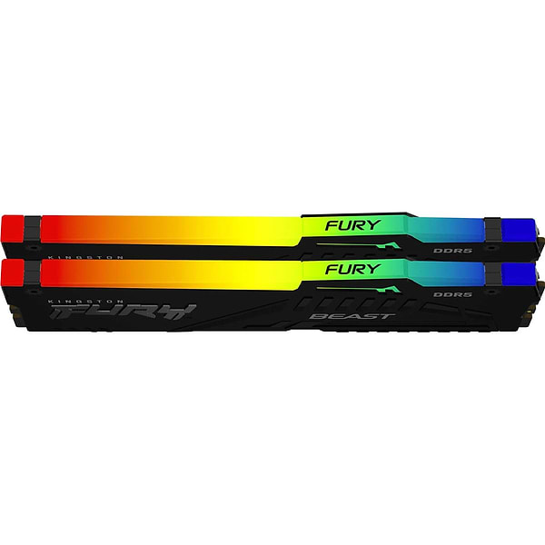 Фото - Память DDR Kingston DDR5 6000MHz Fury Beast RGB 2 x16 EXPO+XMP )KF560C36BBE2AK2-32)