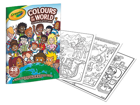 Раскраски Crayola Colours of the World 48 стр. (04-2668)