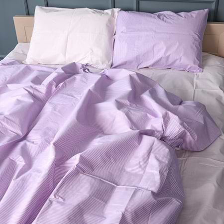 Комплект постільної білизни MirSon Бязь 17-0807 Soft Stripe 175х210 см (2200011455693)