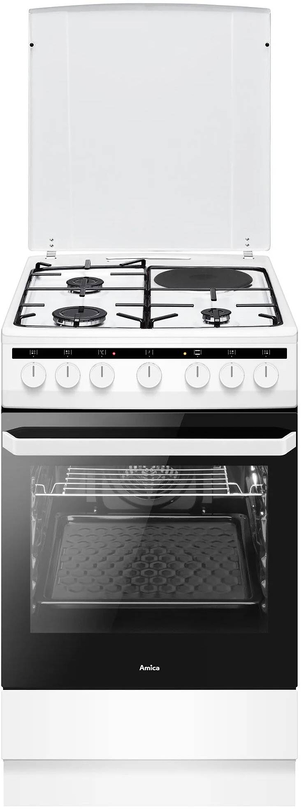 Фото - Плита газова Amica 58ME4.38HZPMS(W) ECO