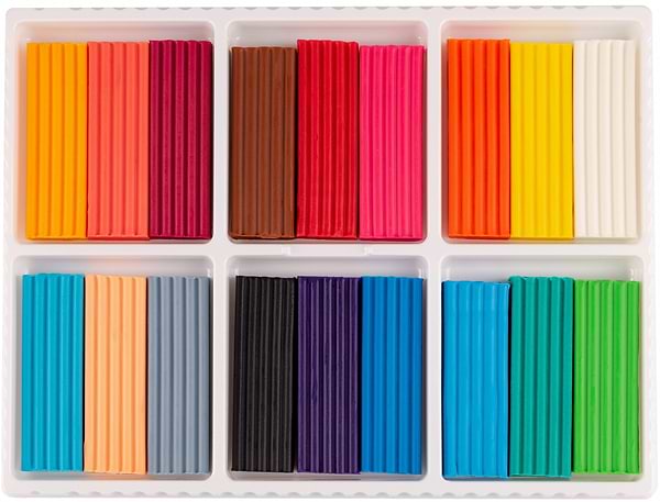 Фото - Пластилін класичний YES Orange Line 18 кол. 360 г (540691)