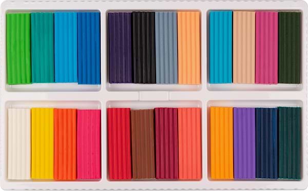 Фото - Пластилин классический YES Orange Line 24 цв. 480 г (540692)