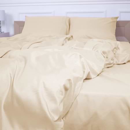 Простынь двуспальная MirSon Soft Elegance №11-0103 Egret 180х190 см (2200010910025)