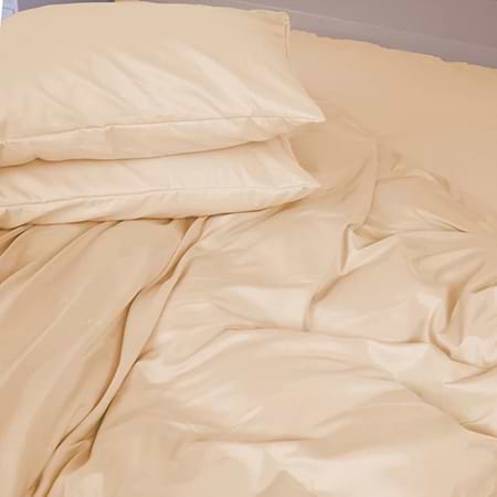 Простынь двуспальная MirSon Soft Elegance №12-0712 Vanila 180х190 см (2200010911060)