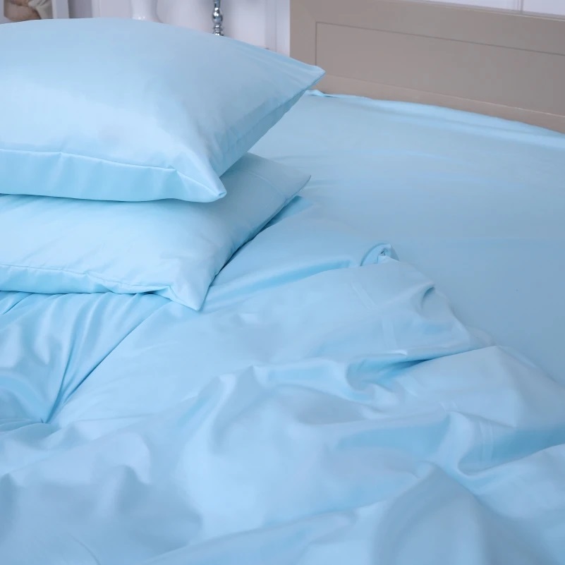 Простынь двуспальная MirSon Soft Elegance №12-4608 Clear Water 180х190 см (2200010911589)