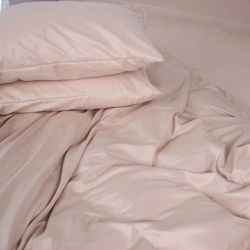 Простынь двуспальная MirSon Soft Elegance №15-1214 Warm Sand 180х190 см (2200010912623)