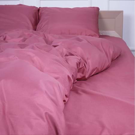 Простынь двуспальная MirSon Soft Elegance №17-1608 Heather Rose 180х190 см (2200010914702)