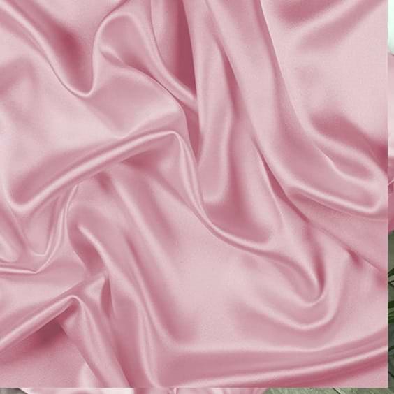 Фото - Простирадло двоспальне MirSon Satin Light Pro 10-003 Pink 180x200+25 см (2200010170160)