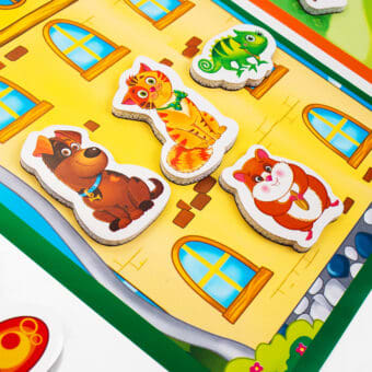 Фото - Настільна гра (5-7 років) Vladi Toys Властивості, ознаки з магнітною дошкою (укр) (VT5412-03)
