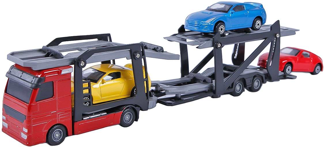 Автотранспорт TechnoDrive АВТОПЕРЕВОЗЧИК (автоперевозчик, 3 машины, 1:60, 26cm) (541756.270)