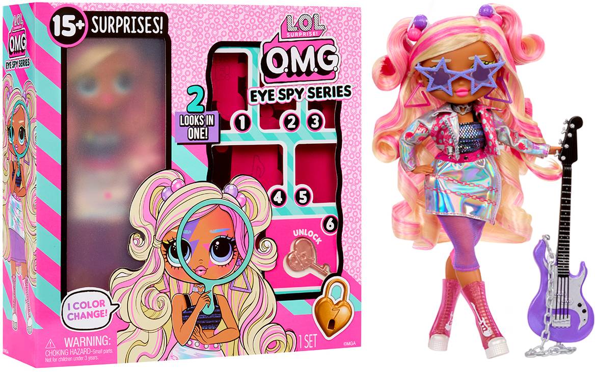 Кукла-сюрприз набор L.O.L. Surprise! серии O.M.G. Eye Spy – РОК-ЗВЕЗДА (с аксесс.) (542681)