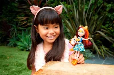 Фото - Коллекционная кукла Enchantimals Лисичка Фелисити обновл. (FXM71)