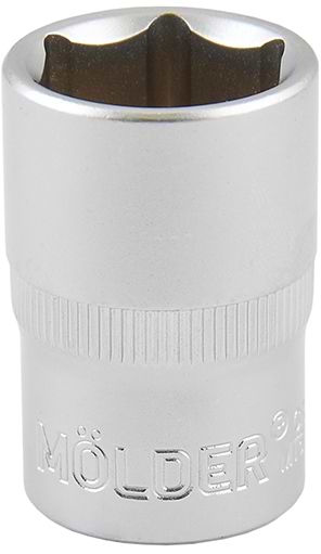 Торцева голівка Molder Cr-V 1/2x19 мм (MT62019)