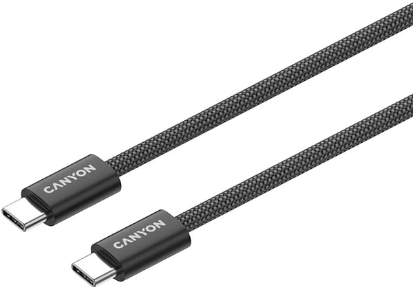 Фото - Кабель синхронизации данных Canyon OnWire 60MG C-C 60W Magnet Braided 1m Black (CND-CCMG60AB15B)