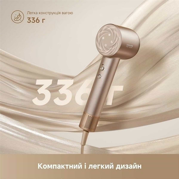Фото - Фен Dreame Hair Glory Mix High-speed Hair Dryer-Gold (AHD18)