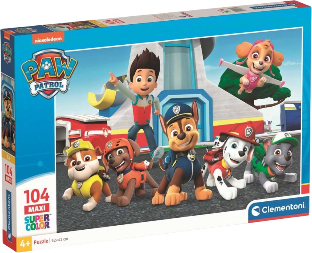 Пазлы (3-4 года) Clementoni Paw Patrol серия MAXI 104 эл. (23753) - Фото 1