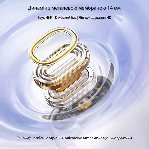 Фото - Навушники вкладиші бездротові Action YX46 Purple