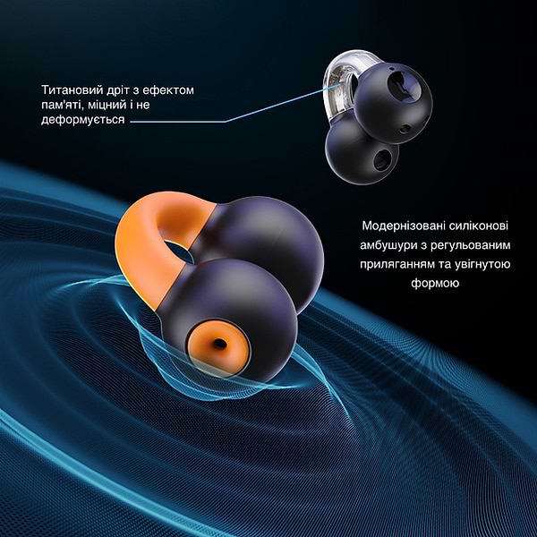 Фото - Наушники вкладыши беспроводные TWS Action QD-6 Black