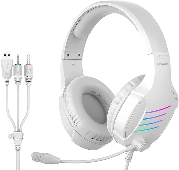 Фото - Гарнитура проводная игровая Langsdom HCG07-G7-White