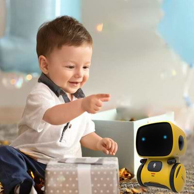 Фото - Інтерактивний робот AT-Robot з голосовим управлінням Жовтий (озвуч.укр.) (AT001-03-UKR)
