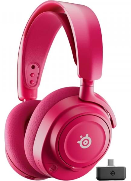 Фото - Гарнитура беспроводная игровая SteelSeries Arctis Nova 7X Gen 2 Wireless Magenta (61760)