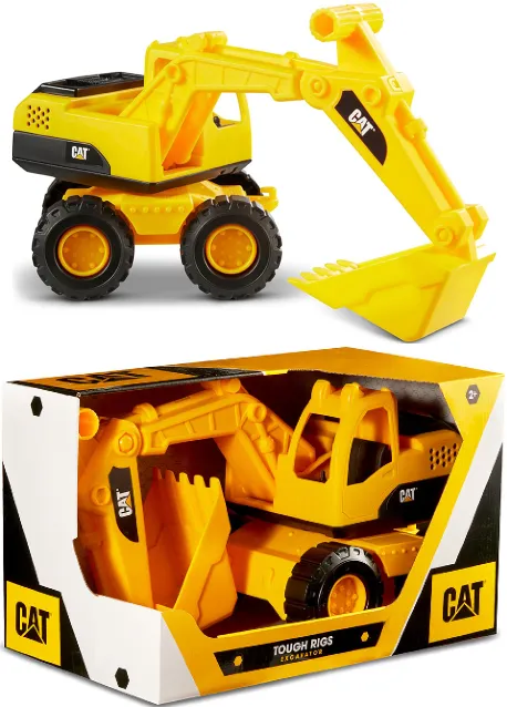Фото - Наземная строительная техника Funrise "Тяжелая техника" CAT Экскаватор, 38 см (82035)