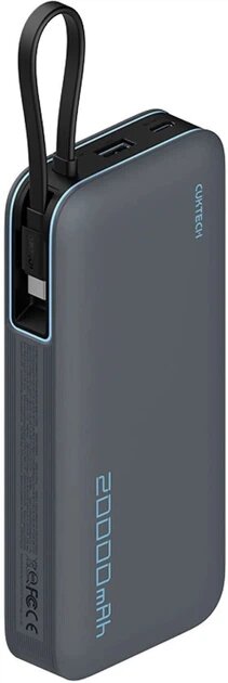 Батарея мобильная CUKTECH PB200N 20000mAh 55W Grey (CP25) (CUKP200NGLDG)