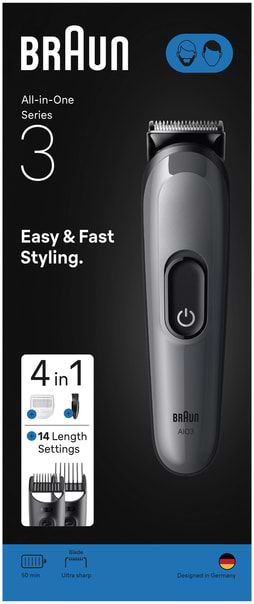 Фото - Тример універсальний Braun All-in-One Series 3 AIO3500 тип 5513