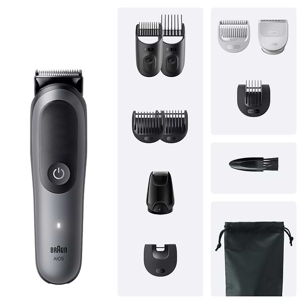 Фото - Тример універсальний Braun All-in-One Series 5 AIO5560 тип 5805+косметичка