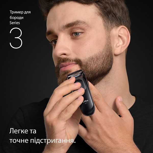 Фото - Тример для вусів і бороди Braun Beard Trimmer Series 3 BT3500 тип 5516