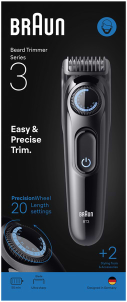 Фото - Тример для вусів і бороди Braun Beard Trimmer Series 3 BT3500 тип 5516