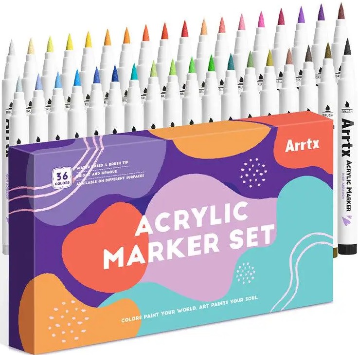 Фото - Набір маркерів Arrtx AACM-0536D 36 кол. (LC303670) Фото - Набір маркерів Arrtx AACM-0536D 36 кол. (LC303670)