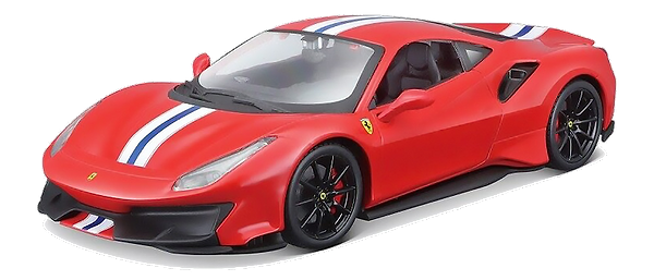 Фото - Колекційний легковий транспорт Bburago Ferrari 488 Pista (18-26026)