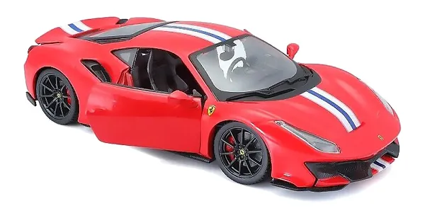 Фото - Колекційний легковий транспорт Bburago Ferrari 488 Pista (18-26026)