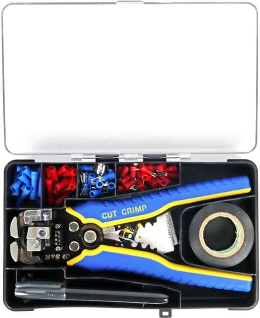 Фото - Набір інструментів S&R 98 шт. знімач ізоляції 3 в 1 205 мм (580000198)